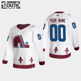 Colorado Avalanche Custom 2020-21 Reverse Retro Authentic Shirt - Kinderen